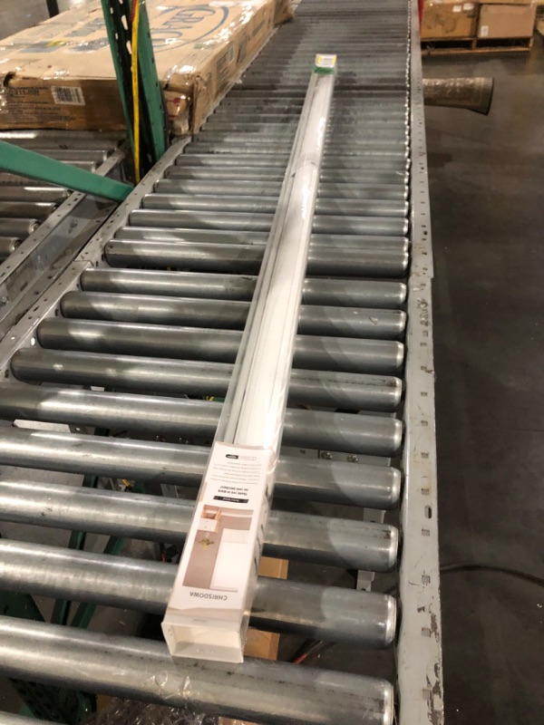 Photo 1 of **NONREFUNDABLE**FOR PARTS OR REPAIR**SEE NOTES**
 ChrisDowa Custom Size Cordless 100% Blackout Roller Shade, with Striped Jacquard, Thermal Insulated, UV Protection Fabric, Total Blackout Blinds for Window, French Doors, Home and Office.White