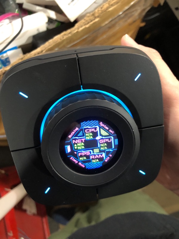 Photo 1 of Cololight Studio Controller Keyboard like OBS, Twitch, ?YouTube COLO PLAY Programmable Gaming Keyboard with RGB Lighting, Performance Monitor, Desktop Media Controller for PC/MAC (Black)