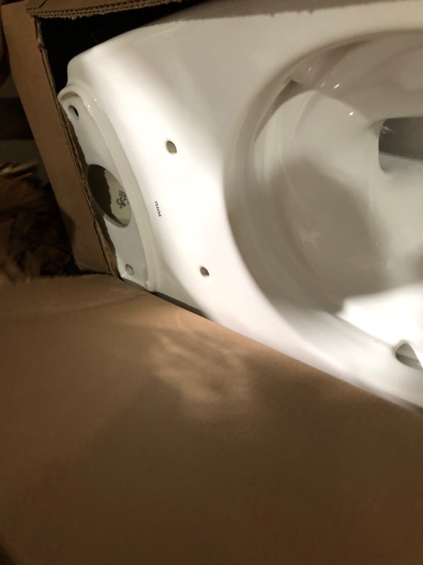 Photo 1 of **NO TANK***TOTO Drake Transitional Two-Piece Elongated 1.28 GPF TORNADO FLUSH Toilet with CEFIONTECT, Cotton White - CST786CEG#01