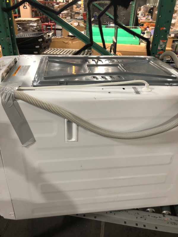 Photo 1 of ***Leaks*** BLACK+DECKER 3.0 Cu. Ft. Portable Washer, 26.5 lb. Capacity Washing Machine, 6 Cycles, Quick Connect Sink Adapter and Drain Hose Included, Transparent Lid & LED Display, BPW30MW, White