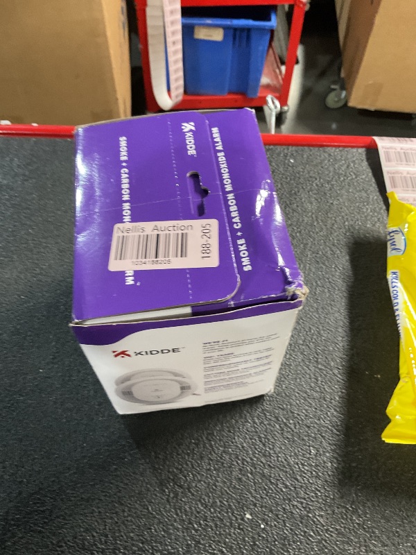 Photo 1 of Kidde Hardwired Smoke & Carbon Monoxide Detector, AA Battery Backup, Voice Alerts, Interconnectable, LED Warning Light Indicators, 2 Pack