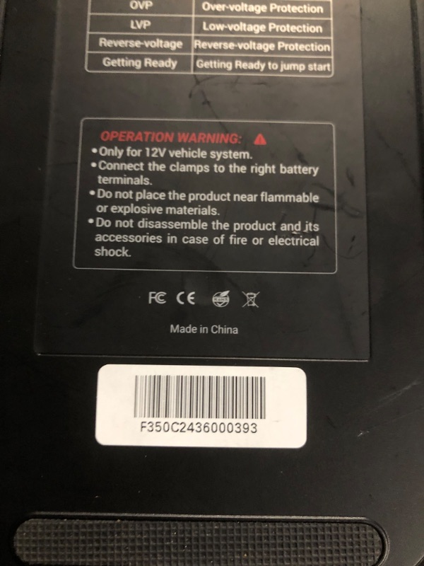 Photo 3 of ***ITEM TESTED FOR POWER, UNABLE TO TEST FURTHER*** autowit SuperCap 2 12-Volt Battery-less Portable Jump Starter (Up to 7.0L Gas