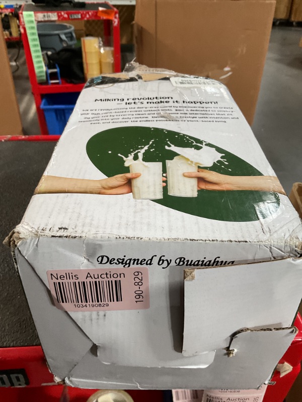 Photo 1 of 20oz Nut Milk Maker Machine - Multi-Functional Automatic Almond with 10 Blades, Plant-Based, Oat, Soy, and Dairy Free Beverages 12 Hours Timer/Auto-clean/Room Temp/Keep Warm/Boil, White