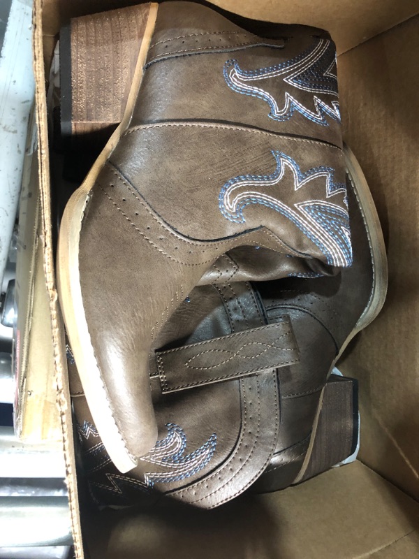 Photo 1 of HISEA Rollda Cowboy Boots Women Western Boots Cowgirl Boots Ladies Pointy Toe Fashion Boots