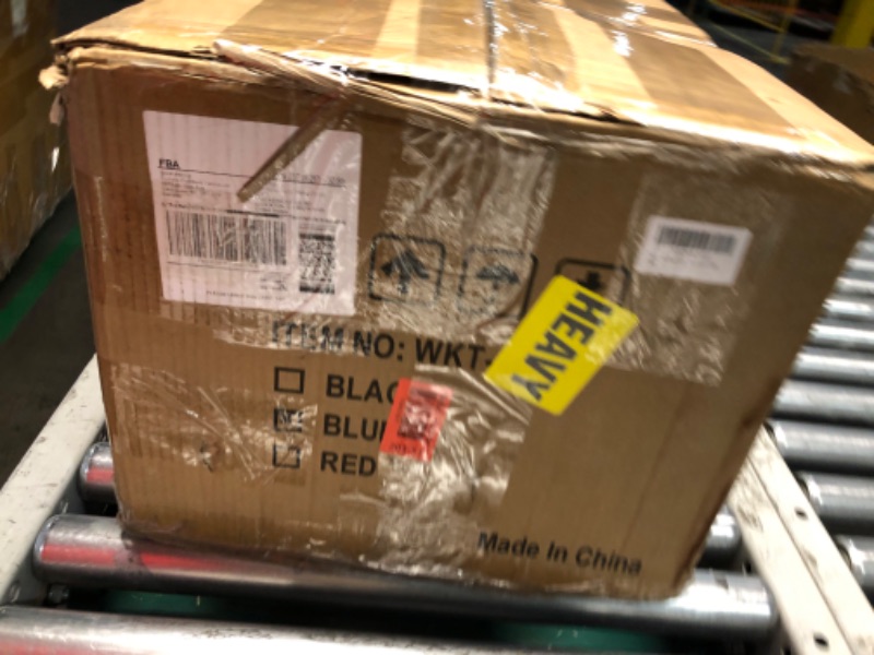 Photo 1 of Workington Industrial 2 Drawers Portable Metal Intermediate Box, 26" Middle Tool Chest Cabinet with Ball Bearing Drawer Slides, Steel Tool Storage Box Organizer 4008 Blue