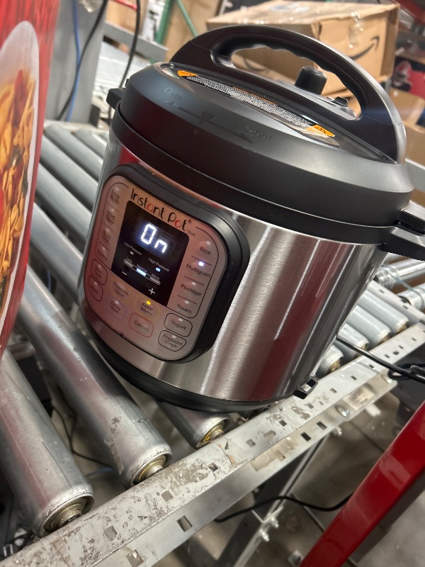 Photo 1 of Instant Pot Duo 7-in-1 Electric Pressure Cooker, Slow Cooker, Rice Cooker, Steamer, Sauté, Yogurt Maker, Warmer & Sterilizer, Includes App With Over 800 Recipes, Stainless Steel, 6 Quart