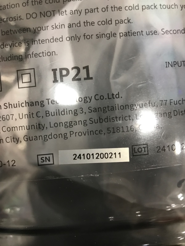 Photo 1 of Cold Therapy System, Quiet Ice Machine for Knee After Surgery, Cryotherapy Machine, with a Remote-Control and a Universal Pad for Knee, Elbow, Ankle, Shoulder and Lumbar