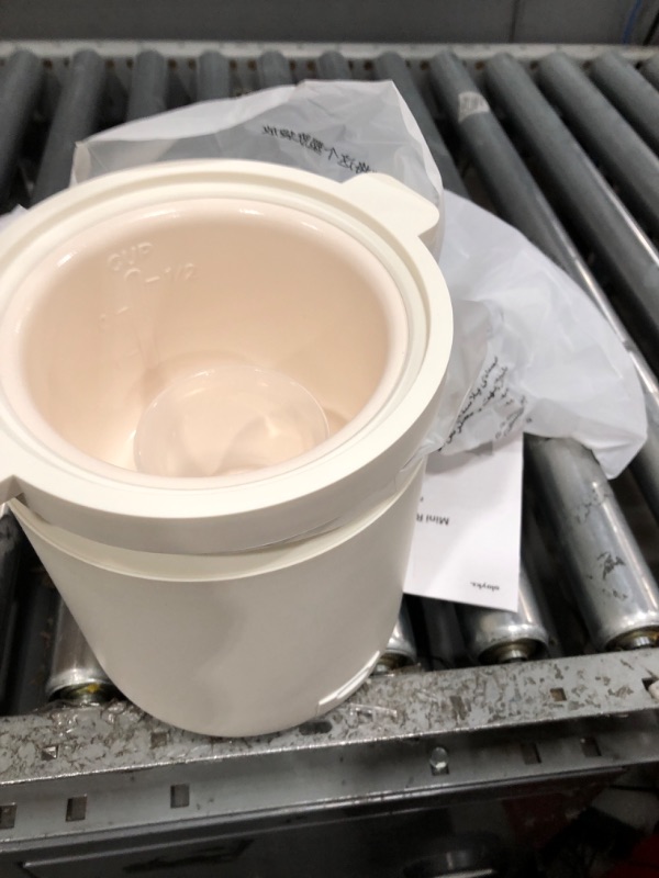 Photo 1 of Olayks Mini Rice Cooker 2 Cup Uncooked, Small Electric Cooker, with 4 Cooking Functions, 24 Hour Preset and Heat Preservation, Anti Scald Carry Handle