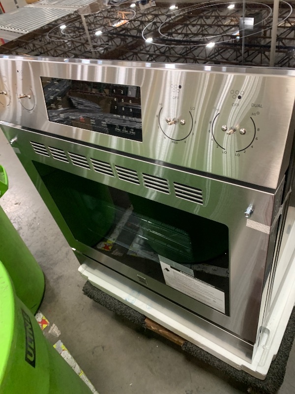 Photo 1 of Kenmore Front Control Electric Range Oven with 5 Cooktop Elements with 7 Cooking Power Options, True Convection, Steam and Self Clean, Freestanding Oven, 4.8 cu. ft. Capacity Stainless Steel