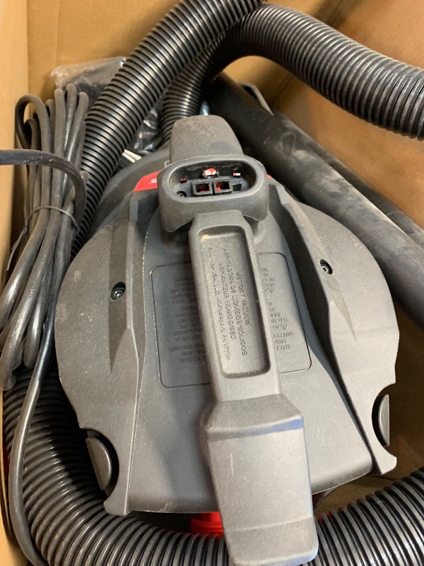 Photo 3 of ***Parts Only***Shop-Vac 4-Gallon 5.5-HP Corded Wet/Dry Shop Vacuum with Accessories Included