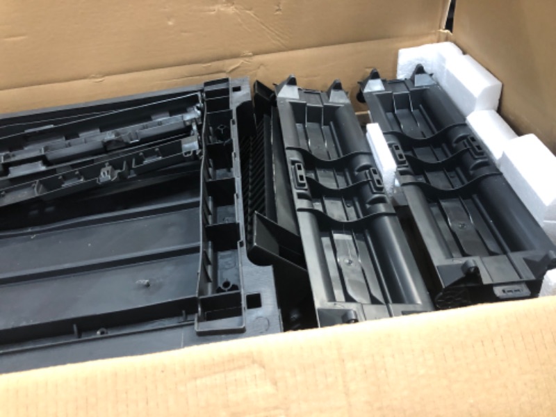 Photo 1 of Keter Unity XL Portable Outdoor Table with Stainless Steel Top for Kitchen Prep and Outdoor Storage Cabinet for Grilling Accessories, Dark Grey