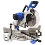 Photo 1 of Kobalt 10-in 15-Amp Dual Bevel Sliding Compound Corded Miter Saw with Laser Guide