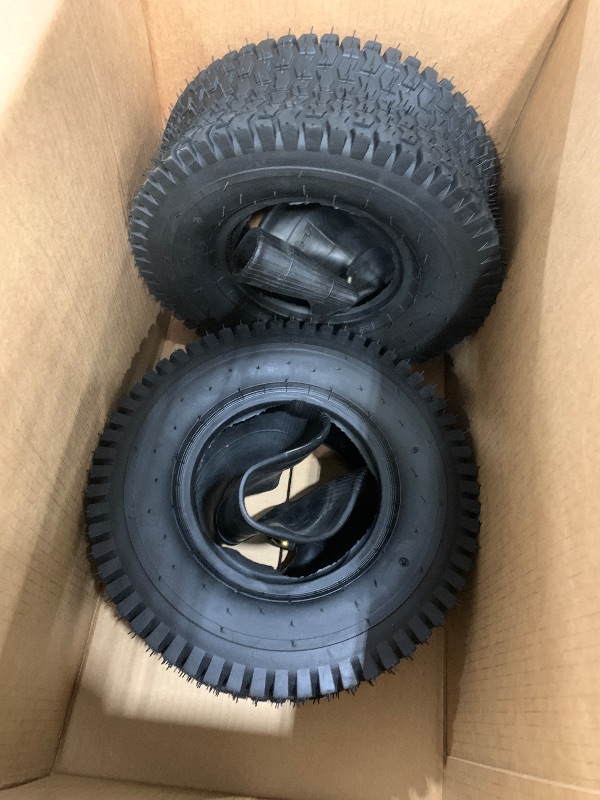 Photo 1 of (2-Set) AR-PRO Replacement 13x5.00-6 Tire and Inner Tube Sets for Razor Dirt Quad Versions 1-18 - Compatible with Yerf Dog, Motovox, and More - Also Compatible with Yard Tractors and Hand Trucks