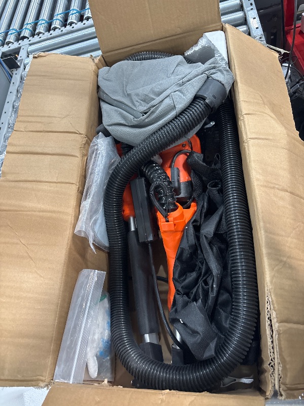 Photo 1 of Drywall Sander, 1000W Popcorn Ceiling Removal Tool, Automatic Drywall Sander with Vacuum Dust Collection, LED Light, 6 Variable Speed 800-2200RPM,15Pcs Sanding Discs, Foldable & Extendable Handle