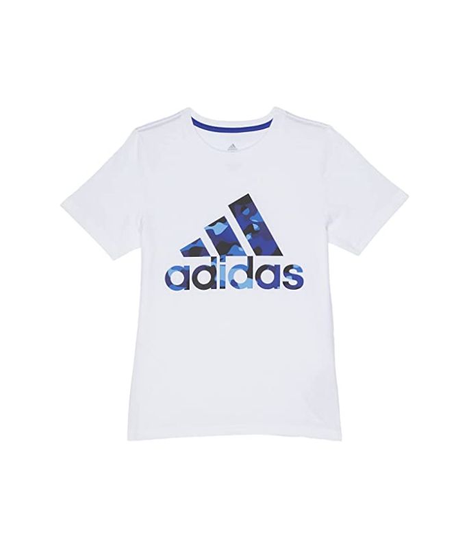 Photo 1 of Adidas Kids Core-Camo Badge of Sport Short Sleeve Tee (Big Kids)