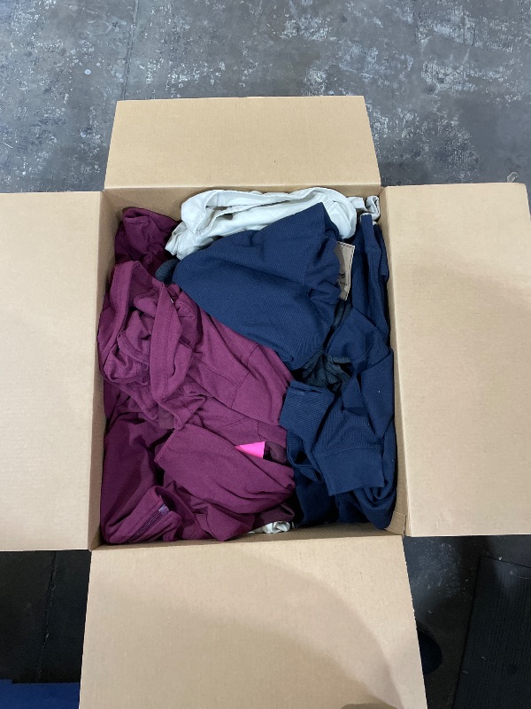 Photo 2 of ******Mystery Apparel BULK BOX****** NO REFUND-SOLD AS IS***********
MIXED MYSTERY APPAREL BULK BOX  