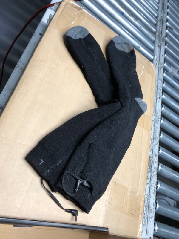 Photo 1 of ***MISSING POWER CORD, UNABLE TO TEST***
Heated Socks, Black/Gray, Size Large