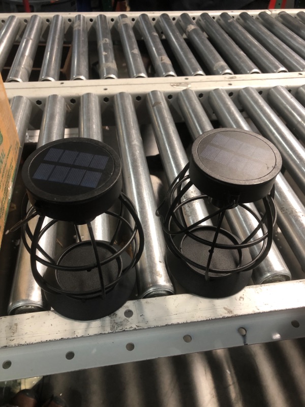 Photo 1 of ***(MISSING BULBS)***
LeiDrail Solar Lantern Outdoor Hanging Solar Lights Metal LED Waterproof Christmas Lanterns Solar Powered Landscape Decor for Table Garden Yard Patio Pathway Porch 2 Pack