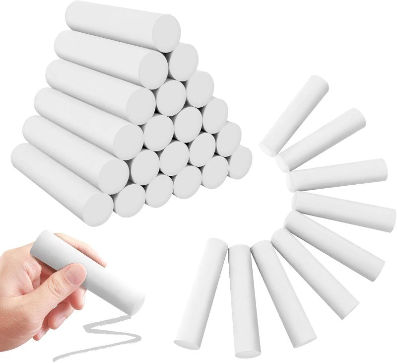 Photo 1 of 36 Pack White Chalk,