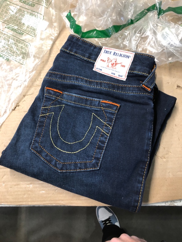 Photo 2 of (BAGGED) TRUE RELIGION BILLIE MID RISE STRAIGHT JEAN 32
