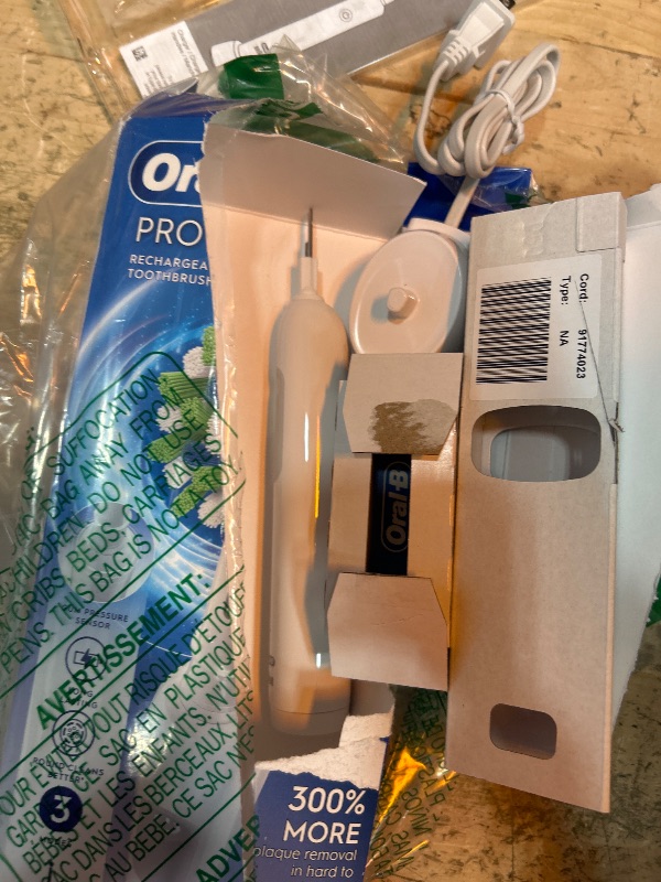 Photo 2 of * CONTAINER IS OPENED BUT APPEARS NEW**
Oral-B Pro 1000 Rechargeable Electric Toothbrush