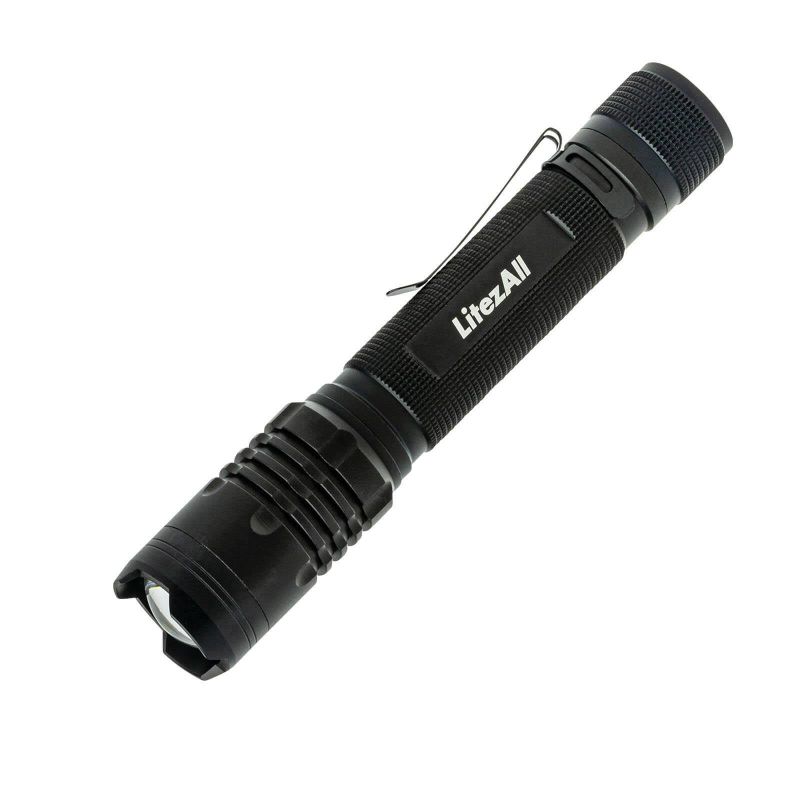 Photo 1 of **UNABLE TO TEST, MAY NEED TO BE CHARGED**
LitezAll 1000 Lumen Rechargeable Tactical Flashlight