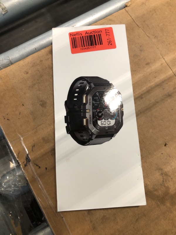 Photo 2 of ***USED***Military Smart Watches for Men (Answer/Make Calls), 2.02'' Fitness Smart Watch for Android and iPhone, Waterproof Fitness Tracker with Blood Pressure/Heart Rate/Sleep/100+ Sport Modes, Watches for Men