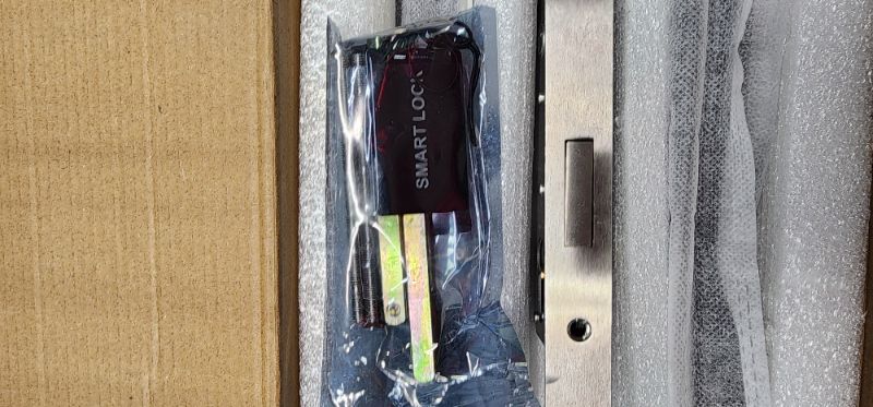 Photo 9 of ***USED**
Smart Slim Door Lock, keyless Door Entry, Electronic Lock for Front Door with Doorbell, Electric Door Lock, Mortise Lock with Handle, Fingerprint, Code, IC Card Entry, Key, WiFi, Tuya app (Camera)