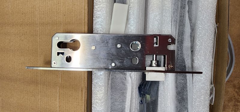 Photo 7 of ***USED**
Smart Slim Door Lock, keyless Door Entry, Electronic Lock for Front Door with Doorbell, Electric Door Lock, Mortise Lock with Handle, Fingerprint, Code, IC Card Entry, Key, WiFi, Tuya app (Camera)