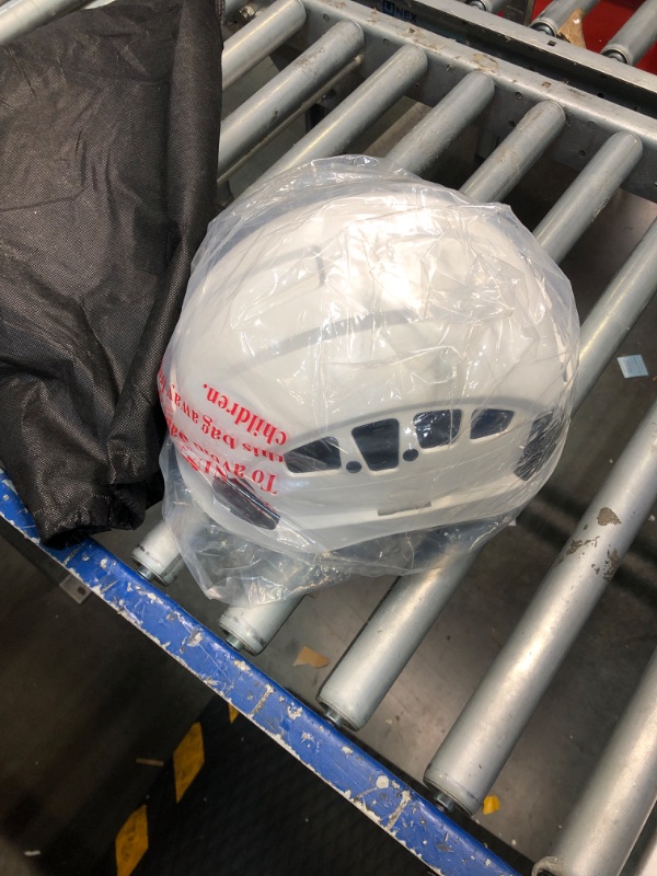 Photo 2 of ***no visor*** UNINOVA Hard Hats Construction OSHA ANSI Z89.1 Approved Safety Helmet Vented Hard Hat with Visor Adjustable 6 Pt Suspension Safety Hardhats Construction Work(01White Smoked Visor)