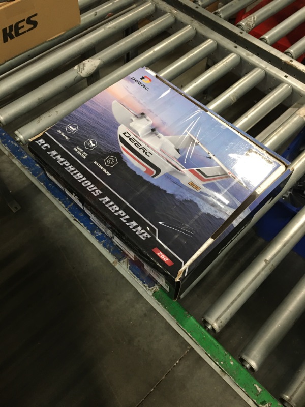 Photo 1 of ***USED***
DEERC RC Plane for Water Land & Air, Amphibious Tri-Phibian Aircraft, 3CH Remote Control Plane W/ 2 Batteries, 2.4GHz RTF Airplane Glider for Boy Girl
