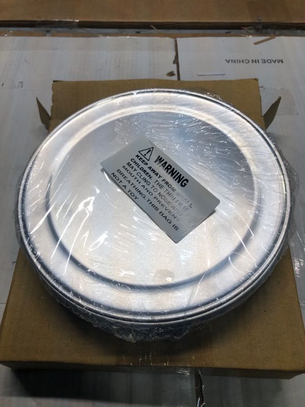 Photo 4 of ***USED***American Metalcraft TP9 TP Series 18-Gauge Aluminum Pizza Pan, Standard Weight, Wide Rim, 9-Inch,Silver (Pack of 12)