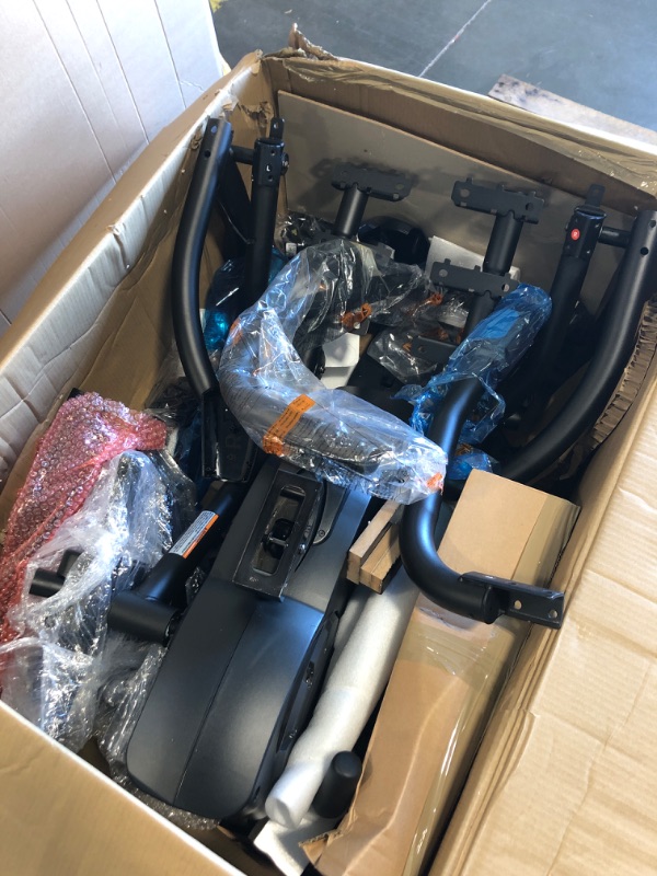 Photo 3 of ***loose parts in box*** FreeStep LT7 Recumbent Cross Trainer Stepper - New 2024 Model - Zero-Impact w/Physical Therapy Stride Technology; LCD Console w/21 Programs, Bluetooth HRM Compatible; Free App w/Trainer-Led Workouts