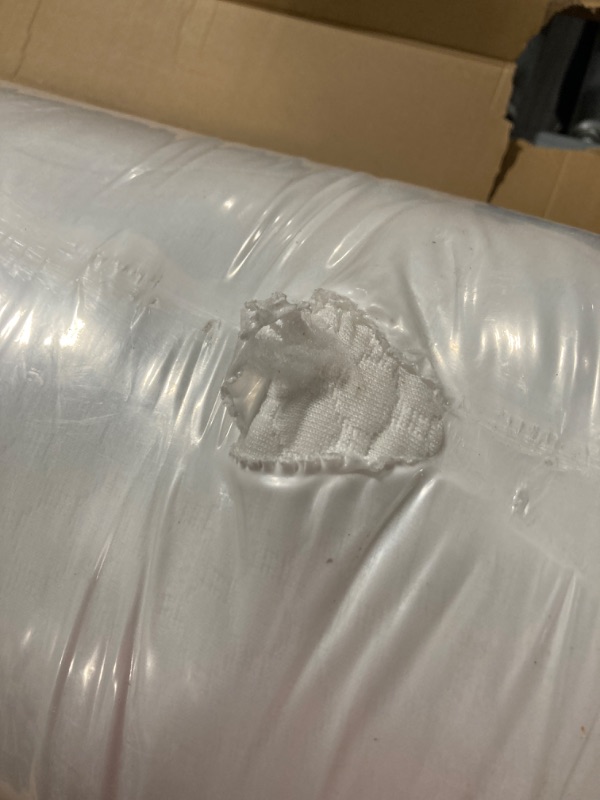 Photo 3 of ***damage in last photo*** Review Queen Mattress, 10 Inch Queen Size Mattress in a Box,Memory Foam Hybrid Mattress,with Individual Pocket Spring for Motion Isolation & Silent Sleep, Pressure Relief,Plush Firmness. Queen 10inch Plush