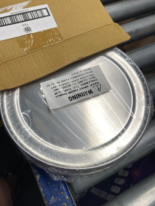 Photo 3 of ***USED***American Metalcraft TP9 TP Series 18-Gauge Aluminum Pizza Pan, Standard Weight, Wide Rim, 9-Inch,Silver (Pack of 12)