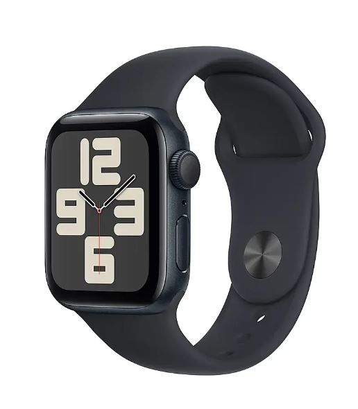 Photo 1 of ---------------BID AT YOUR OWN RISK--------Apple Watch SE 2nd Generation (GPS) 40mm Midnight Aluminum Case with Midnight Sport Band - S/M - Midnight
