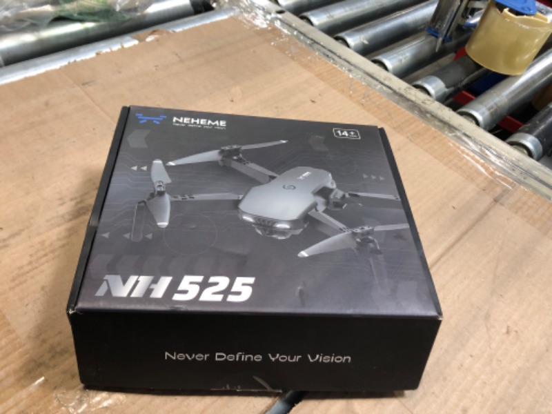 Photo 2 of ***USED***NEHEME NH525 Foldable Drones with 1080P HD Camera for Adults, RC Quadcopter WiFi FPV Live Video, Altitude Hold, Headless Mode, One Key Take Off Kids or Beginners 2 Batteries, Upgraded Version Drone in Box Black