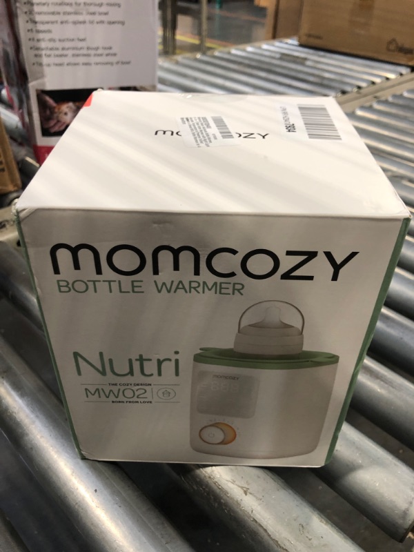 Photo 3 of **LOOKS NEW** Momcozy Nutri Bottle Warmer, 9-in-1 Baby Bottle Warmer with Night Light, Accurate Temperature to Preserve Fullest Nutrients in Breast Milk, Bottle Warmers for All Bottles with Breastmilk or Formula