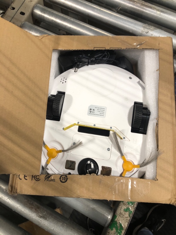 Photo 1 of ***USED***
Robot Vacuum Cleaner,2500Pa Powerful Suction Robot Vacuums with Self-Charging,150Mins,Tangle-Free Robotic Vacuums Cleaner, Low Noise, Ideal for Hard Floor, Low-Pile Carpets & Pet Hair