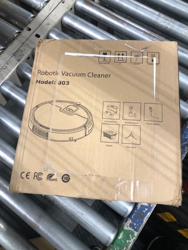 Photo 1 of ***USED***
Robot Vacuum Cleaner,2500Pa Powerful Suction Robot Vacuums with Self-Charging,150Mins,Tangle-Free Robotic Vacuums Cleaner, Low Noise, Ideal for Hard Floor, Low-Pile Carpets & Pet Hair