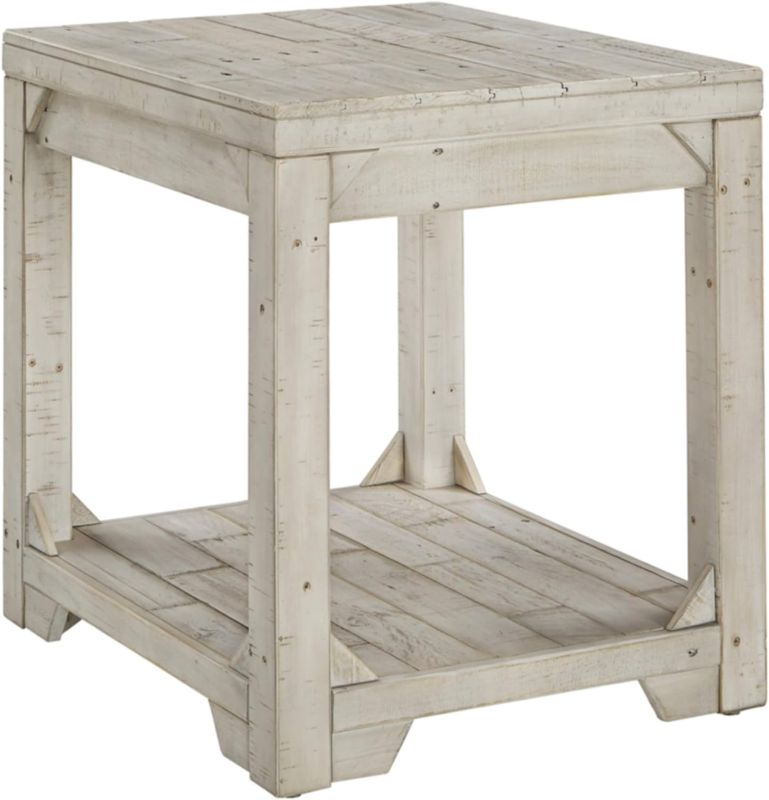 Photo 1 of 
Signature Design by Ashley Fregine Farmhouse Square End Table 