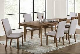 Photo 1 of ***USED***WOZNLA 6-Piece Kitchen Table Set, Classic and Traditional Solid Wood Dining Table Set with 4 Upholstered Chairs & Bench for Kitchen and Living Room, Elegant White and Gray Finish