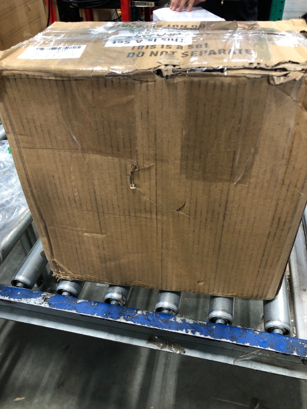 Photo 1 of ***USED***Probrico 8 Pack| Matte Black Passage Levers for Hall and Closet, Square Heavy Duty Interior Keyless Door Handles, Reversible for Left Right Sided Doors