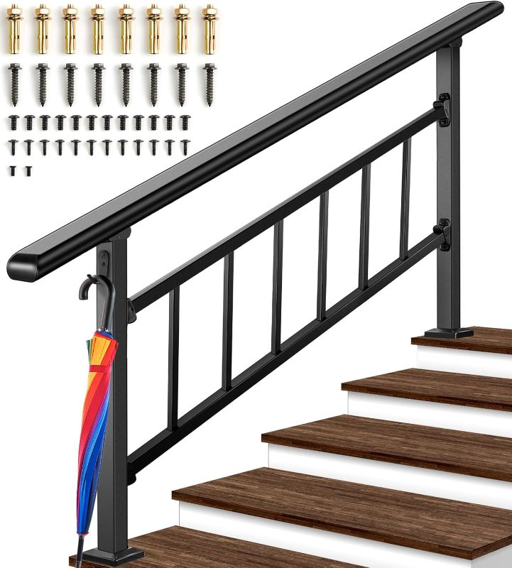 Photo 1 of ***similar item*** upgrade handrail for outdoor s...hand rail 5-6 step railing