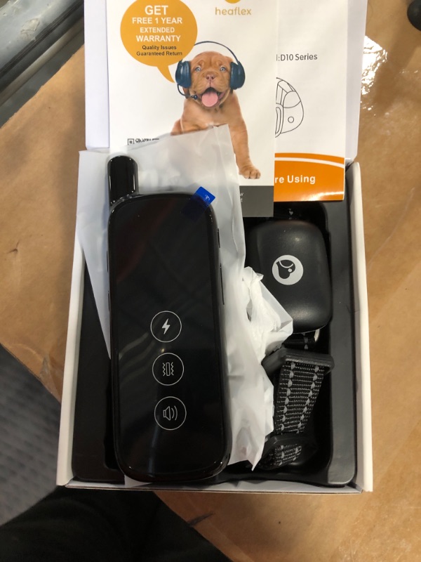 Photo 1 of ***USED***Dog Shock Collar, Dog Training Collar with Remote for Small Medium Large Dogs, Electronic Dog Collar Rechargeable with Shock Mode, 3 Safe Training Modes, Range up to 2600ft ?Black?