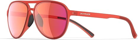 Photo 1 of /////////////LENS SLIGHTLY SCRATCHED/////Lasiyanor Lightweight TAC Polarized Tinted Classic Vintage Retro 70s Sunglasses, TR-90 Frame for Women Men, UV 400 Protection
