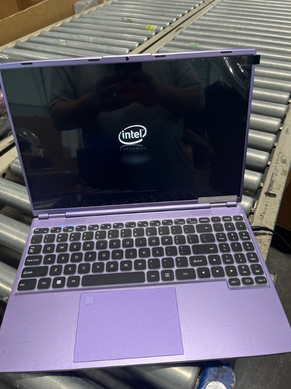 Photo 1 of ***new factory packaging***?Win 11 Pro/Office 2019? 16" Laptop Ultra-Narrow bezels 2.5K FHD(2560x1600) IPS Screen, Celeron N5095,16G RAM, 512GB SSD, Color Backlit KB, Fingerprint Reader, Type-C, HDMI(16G+512GB SSD, Purple)