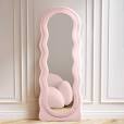 Photo 1 of  Pink dusk wavy Full Length Mirror.