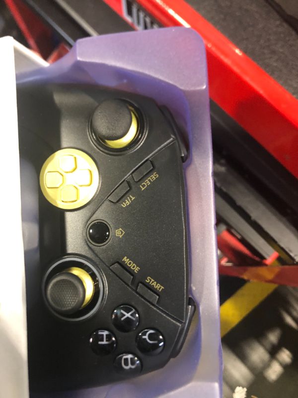 Photo 1 of ***USED***Multi-Platform PC Wireless Controller, Bluetooth Gaming Controller, Compatible with Windows, iPad, Steam, Luna, Laptop, Tablet, and Smart TV, with Double Shock, Macro Keys, Turbo Button, LED Backlight