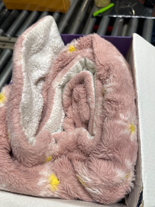 Photo 3 of ***It not working does  not have conection***
GOQO TOMO Electric Heated Blanket 50" x 60" Throw Blanket with 12 Heating Levels for Home Office Use Pink Flower - F5060